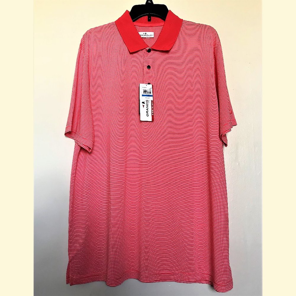 Mens Grand Slam Perofrmance Golf Polo Cool Fast Size XL